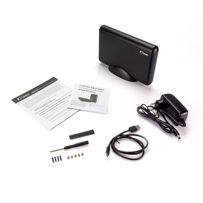 EAN 4250273424805 - Fantec DB-F35U3 Caja de disco duro (HDD) Negro 3.5" imagen 5