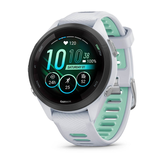 EAN 753759313753 - Garmin Forerunner 265S 2,79 cm (1.1") AMOLED 42 mm Digital 360 x 360 Pixeles Pantalla táctil Negro, Blanco imagen 1