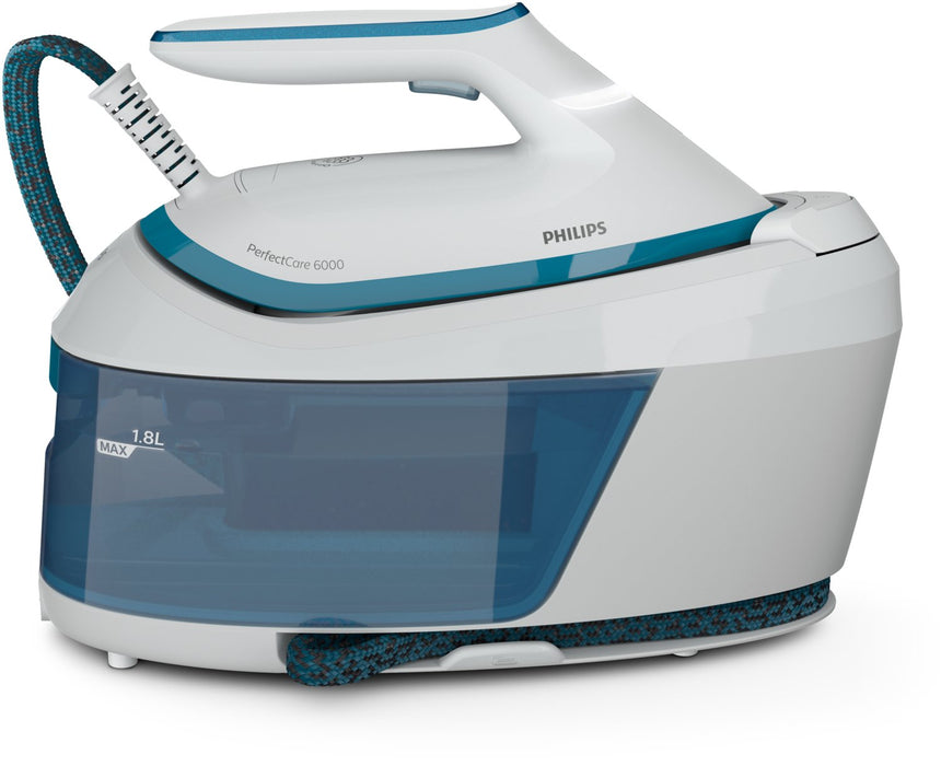 EAN 8720389015274 - Philips PSG6022/20 estación plancha al vapor 2400 W 1,8 L Suela SteamGlide Plus Azul, Blanco imagen 2
