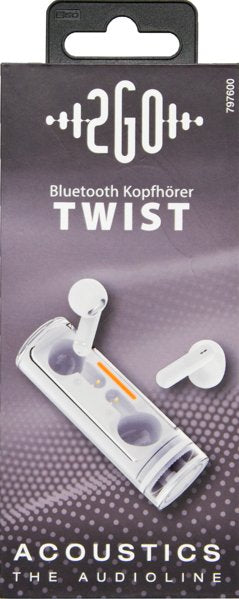 EAN 4010425976008 - 2GO Twist Auriculares True Wireless Stereo (TWS) Dentro de oído Llamadas/Música Bluetooth Blanco imagen 2