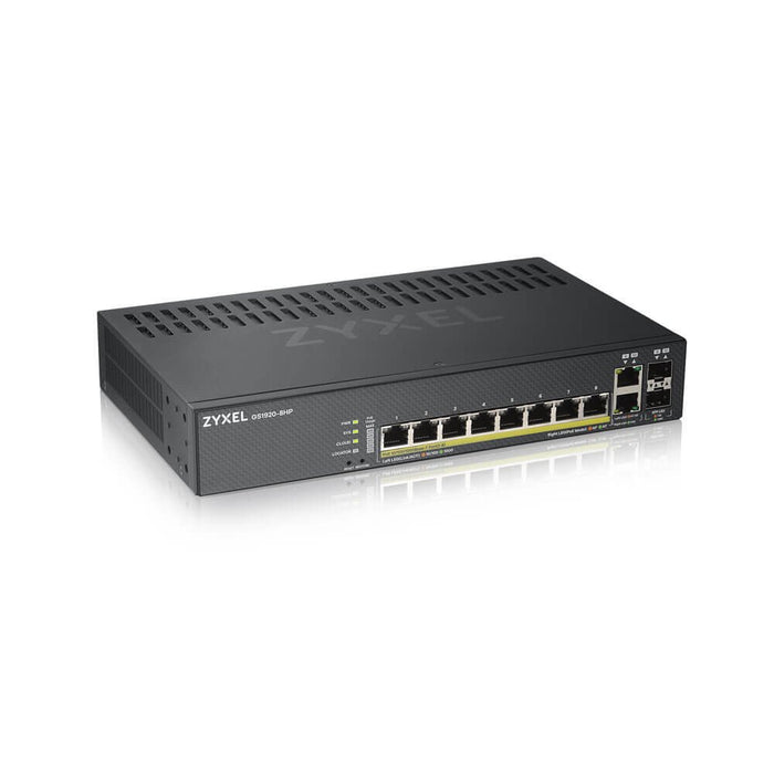 EAN 3540260177748 - Zyxel GS1920-8HPV2 Gestionado Gigabit Ethernet (10/100/1000) Energía sobre Ethernet (PoE) Negro imagen 1