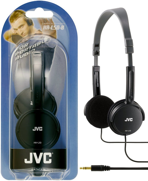 EAN 4975769317057 - JVC HA-L50-B auricular y casco Auriculares Alámbrico Diadema Música Negro imagen 1