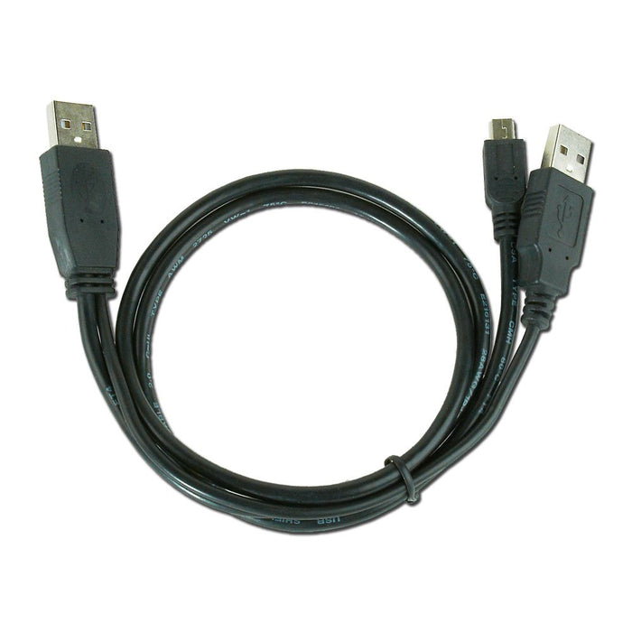 EAN 8716309065665 - Gembird 0.9m 2x USB 2.0 A/mini-B M cable USB 0,9 m Micro-USB A Mini-USB B Negro imagen 4