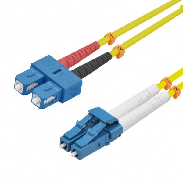 EAN 4005938186938 - Helos 218693 Cable de fibra óptica e InfiniBand 1,5 m LC SC Amarillo imagen 1