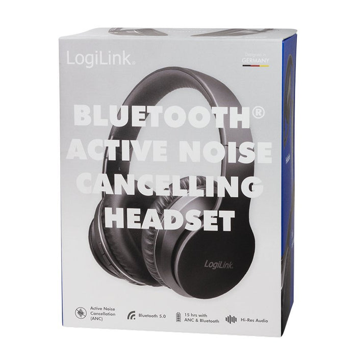 EAN 4052792057539 - LogiLink BT0053 auricular y casco Auriculares Inalámbrico Diadema Música Bluetooth Negro imagen 7