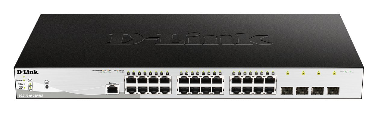 EAN 0790069467585 - D-Link DGS-1210-28P/ME/E switch Gestionado L2/L3 Gigabit Ethernet (10/100/1000) Energía sobre Ethernet (P imagen 1