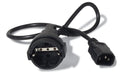 EAN 0731304198758 - APC AP9880 cable de transmisión Negro 0,6 m C14 acoplador CEE7/7 imagen 1