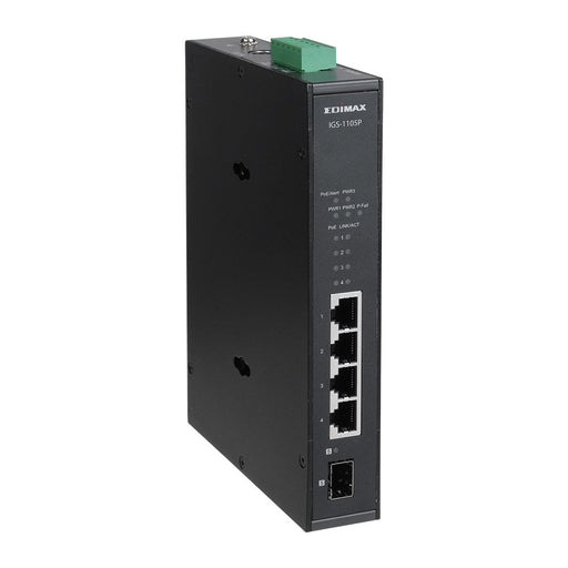EAN 4717964704689 - Edimax IGS-1105P switch No administrado Gigabit Ethernet (10/100/1000) Energía sobre Ethernet (PoE) Negro imagen 1