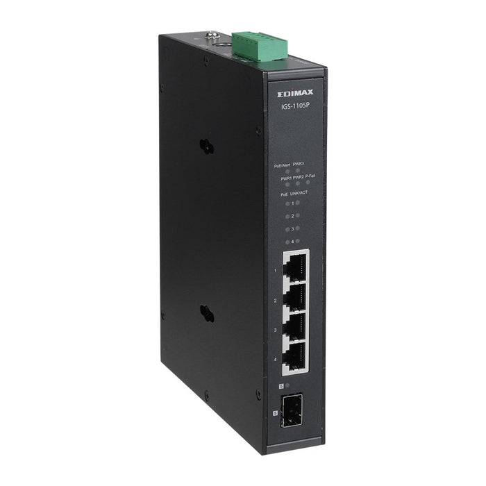 EAN 4717964704689 - Edimax IGS-1105P switch No administrado Gigabit Ethernet (10/100/1000) Energía sobre Ethernet (PoE) Negro imagen 1
