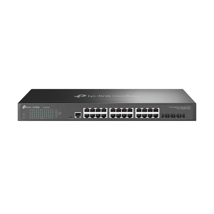 EAN 6935364010522 - TP-Link Omada SG3428X switch Gestionado L2+/L3 Gigabit Ethernet (10/100/1000) 1U Negro imagen 1