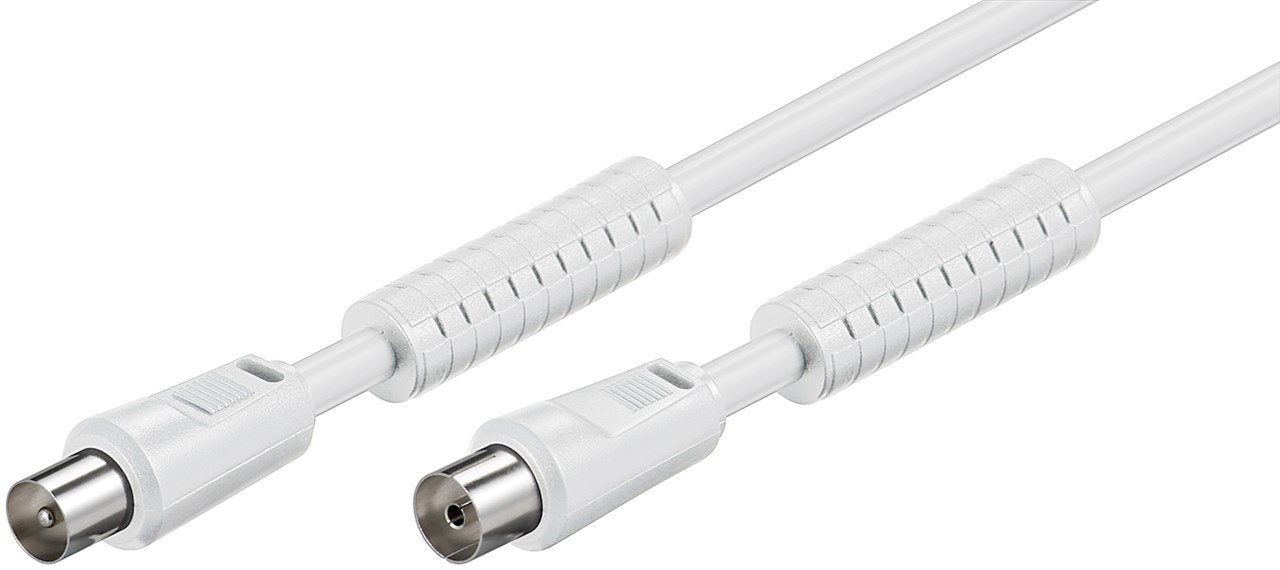 EAN 4040849507243 - Goobay 50724 cable coaxial 2,5 m Blanco imagen 2