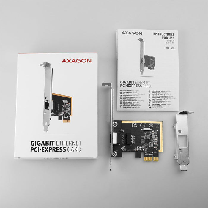 EAN 8595247906120 - Axagon PCEE-GRF adaptador y tarjeta de red Interno Ethernet 1000 Mbit/s imagen 5