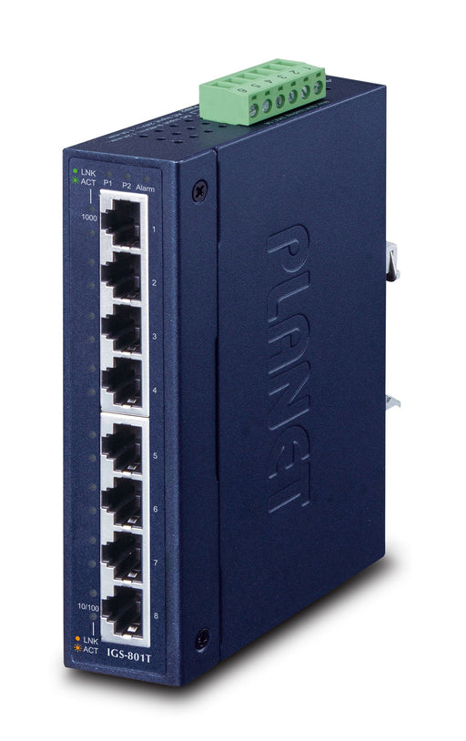 EAN 4711213687792 - PLANET IGS-801T switch No administrado L2 Gigabit Ethernet (10/100/1000) Azul imagen 1