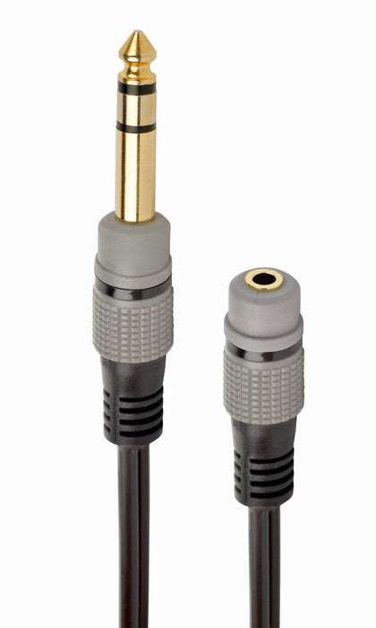 EAN 8716309105842 - Gembird A-63M35F-0.2M cable de audio 0,2 m 6,35mm 3,5mm Negro imagen 1