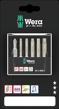 EAN 4013288227997 - Wera 05073631001 punta de destornillador 6 pieza(s) imagen 2
