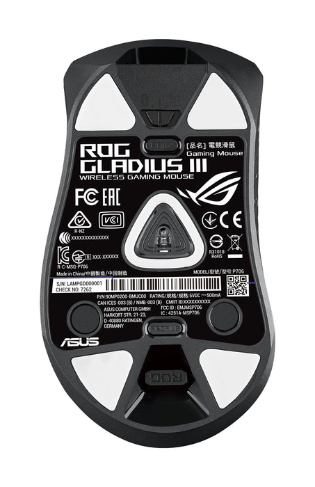 EAN 4718017966450 - ASUS ROG Gladius III ratón Juego mano derecha USB tipo A Óptico 19000 DPI imagen 10