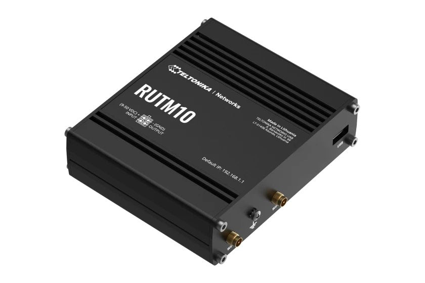 EAN 4779051840489 - Teltonika RUTM10 router inalámbrico Gigabit Ethernet Doble banda (2,4 GHz / 5 GHz) Negro imagen 3