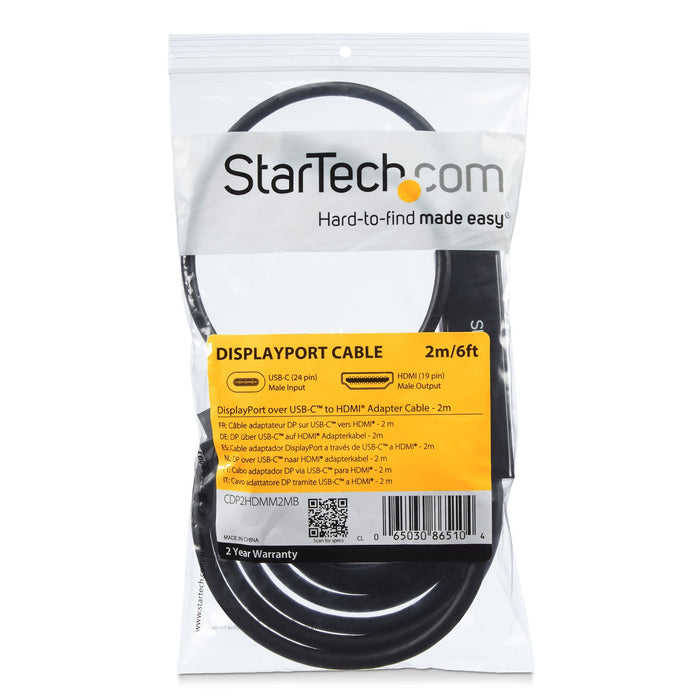 EAN 0065030865104 - StarTech.com CDP2HDMM2MB adaptador de cable de vídeo imagen 6