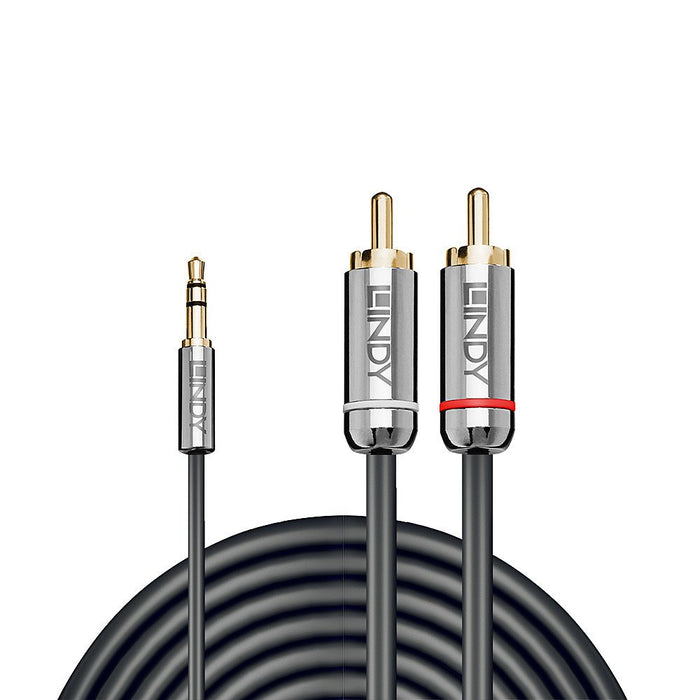 EAN 4002888353328 - Lindy 35332 cable de audio 0,5 m 3,5mm 2 x RCA Antracita imagen 2
