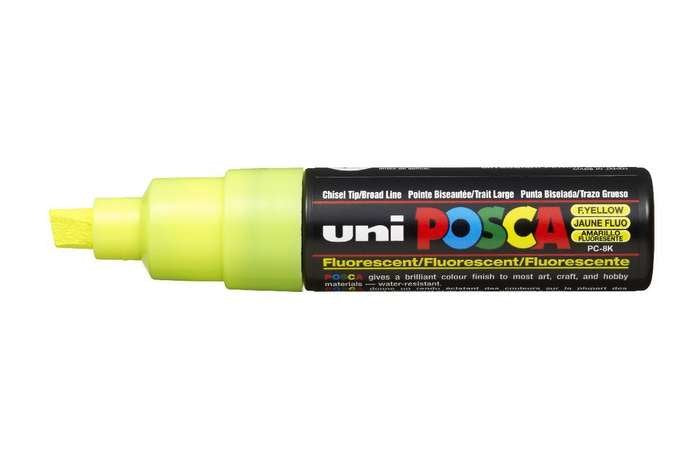 EAN 4902778916933 - POSCA uni PC-8K marcador 1 pieza(s) Punta de cincel Amarillo imagen 1