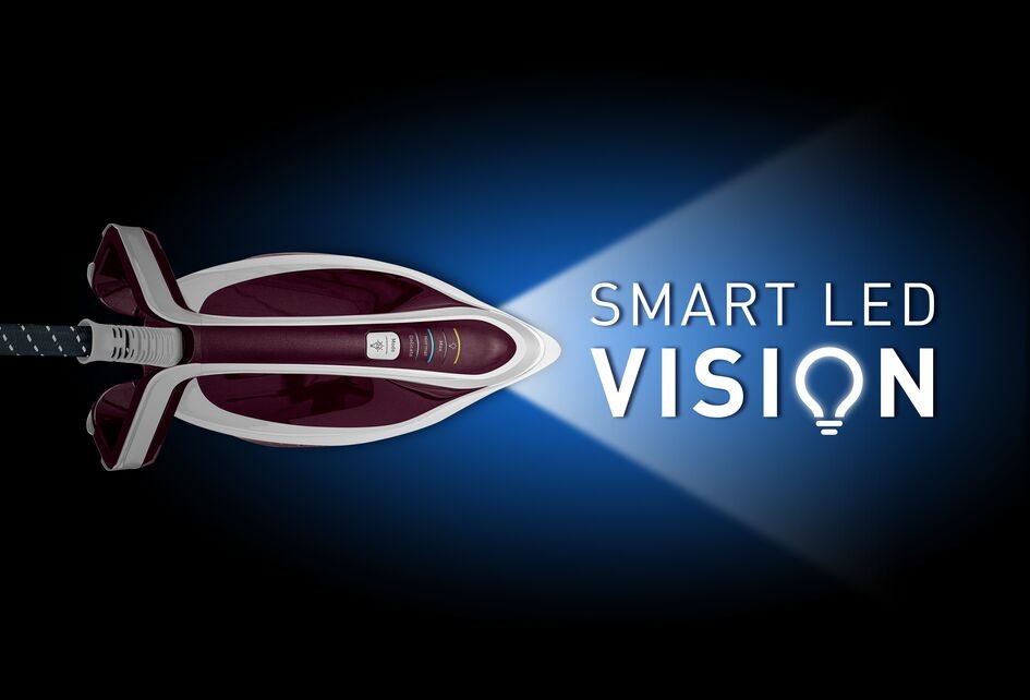 EAN 3121040082645 - Tefal Pro Express Vision GV9810 3000 W 1,1 L Durilium AirGlide Autoclean soleplate Rojo, Blanco imagen 15