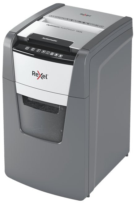 EAN 5028252613897 - Rexel Optimum AutoFeed+ 150X A triturador de papel Corte cruzado 55 dB 22 cm Negro, Gris imagen 2
