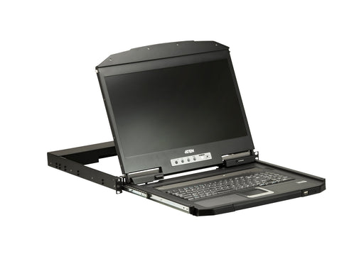 EAN 4719264646812 - ATEN CL3100NX consola de rack 47 cm (18.5") 1366 x 768 Pixeles Metal, Plástico Negro 1U imagen 2