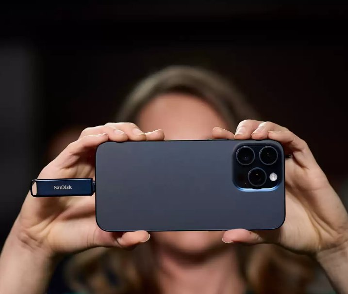 EAN 0619659211844 - SanDisk iXpand unidad flash USB 64 GB USB Type-C / Lightning 3.2 Gen 1 (3.1 Gen 1) Azul imagen 3