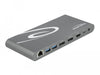 EAN 4043619877720 - DeLOCK 87772 base para portátil y replicador de puertos Alámbrico Thunderbolt 3 Gris imagen 2
