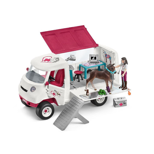 EAN 4055744023101 - schleich Mobile Vet with Hanoverian Foal imagen 1