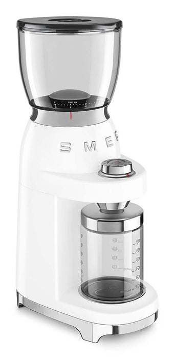 EAN 8017709318017 - Smeg CGF11WHEU molinillo de café 150 W Transparente, Blanco imagen 4