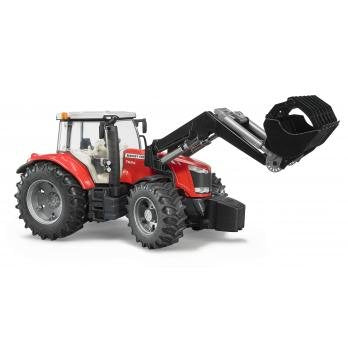 EAN 4001702030476 - BRUDER Massey Ferguson 7624 with frontloader imagen 4