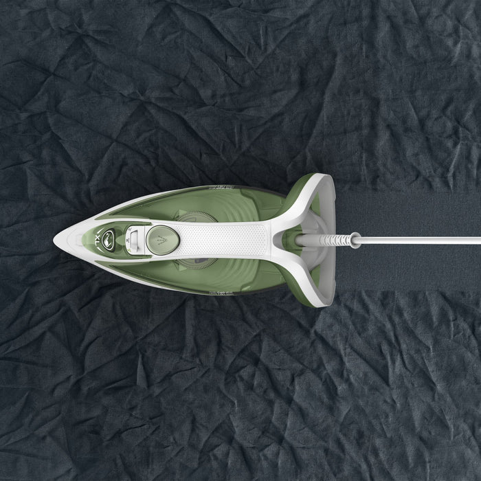 EAN 3121040087848 - Tefal Easygliss Eco FV5781 Plancha vapor-seco Suela de Durilium Airglide 2800 W Blanco, Verde imagen 10