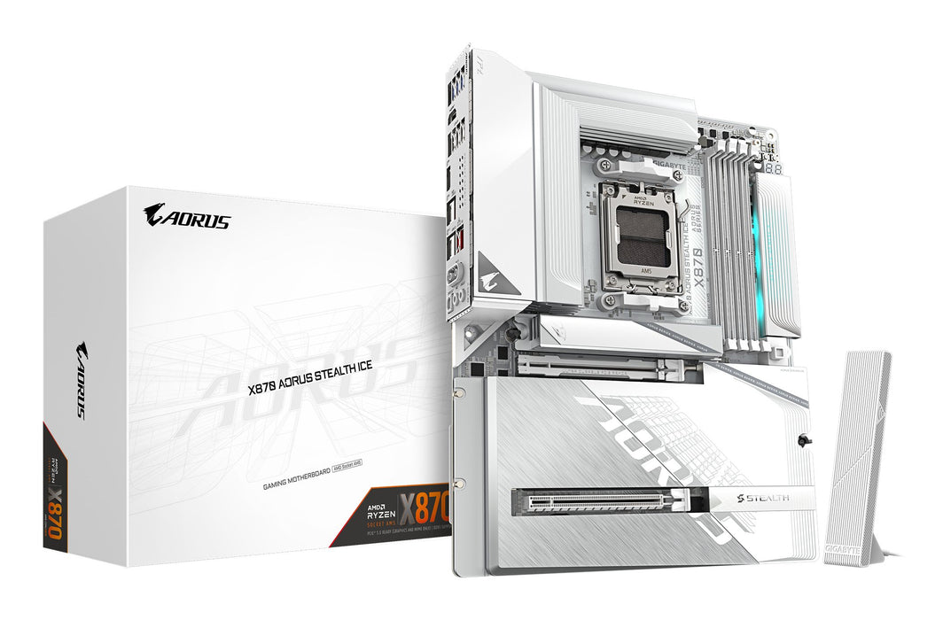 EAN 4719331873097 - GIGABYTE X870 AORUS STEALTH ICE AMD X870 Zócalo AM5 ATX imagen 1