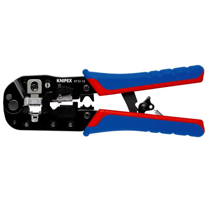 EAN 4003773087908 - Knipex 97 51 13 crimpadora Herramienta para prensar Negro, Azul, Rojo imagen 3
