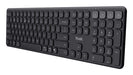 EAN 8713439255119 - Trust Vaiya teclado Universal USB + RF Wireless + Bluetooth Inglés de EE. UU. Negro imagen 1