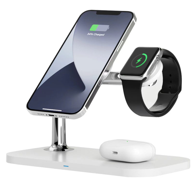 EAN 4040895011169 - RealPower ChargeAIR Mag Auriculares, Smartphone, Reloj inteligente Blanco USB Cargador inalámbrico Interi imagen 3