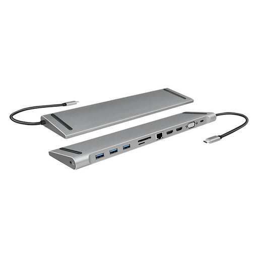 EAN 4052792062847 - LogiLink UA0373 base para portátil y replicador de puertos Alámbrico USB 3.2 Gen 1 (3.1 Gen 1) Type-C Alu imagen 2