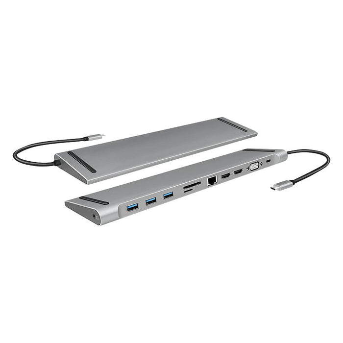 EAN 4052792062847 - LogiLink UA0373 base para portátil y replicador de puertos Alámbrico USB 3.2 Gen 1 (3.1 Gen 1) Type-C Alu imagen 2
