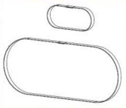 EAN 5704174547921 - Zebra P1046696-146 pieza de repuesto de equipo de impresión Cinturón 2 pieza(s) imagen 1