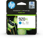 EAN 0884420649281 - HP 920XL High Yield Cyan Original Ink Cartridge cartucho de tinta 1 pieza(s) Alto rendimiento (XL) imagen 1