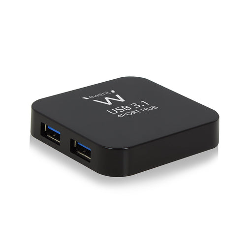 EAN 8056045879929 - Ewent EW1134 hub de interfaz USB 3.2 Gen 2 (3.1 Gen 2) Type-A 5000 Mbit/s Negro imagen 1
