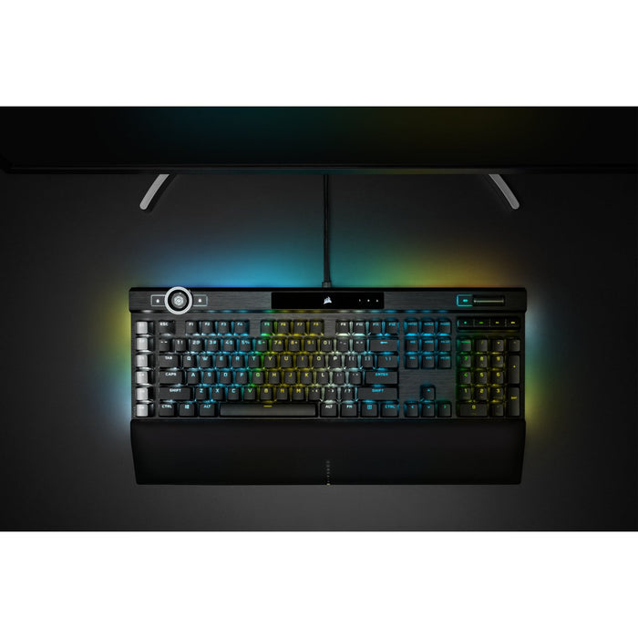 EAN 0840006624042 - Corsair K100 RGB Optical-Mechanical Gaming teclado Juego USB QWERTZ Alemán Negro imagen 7