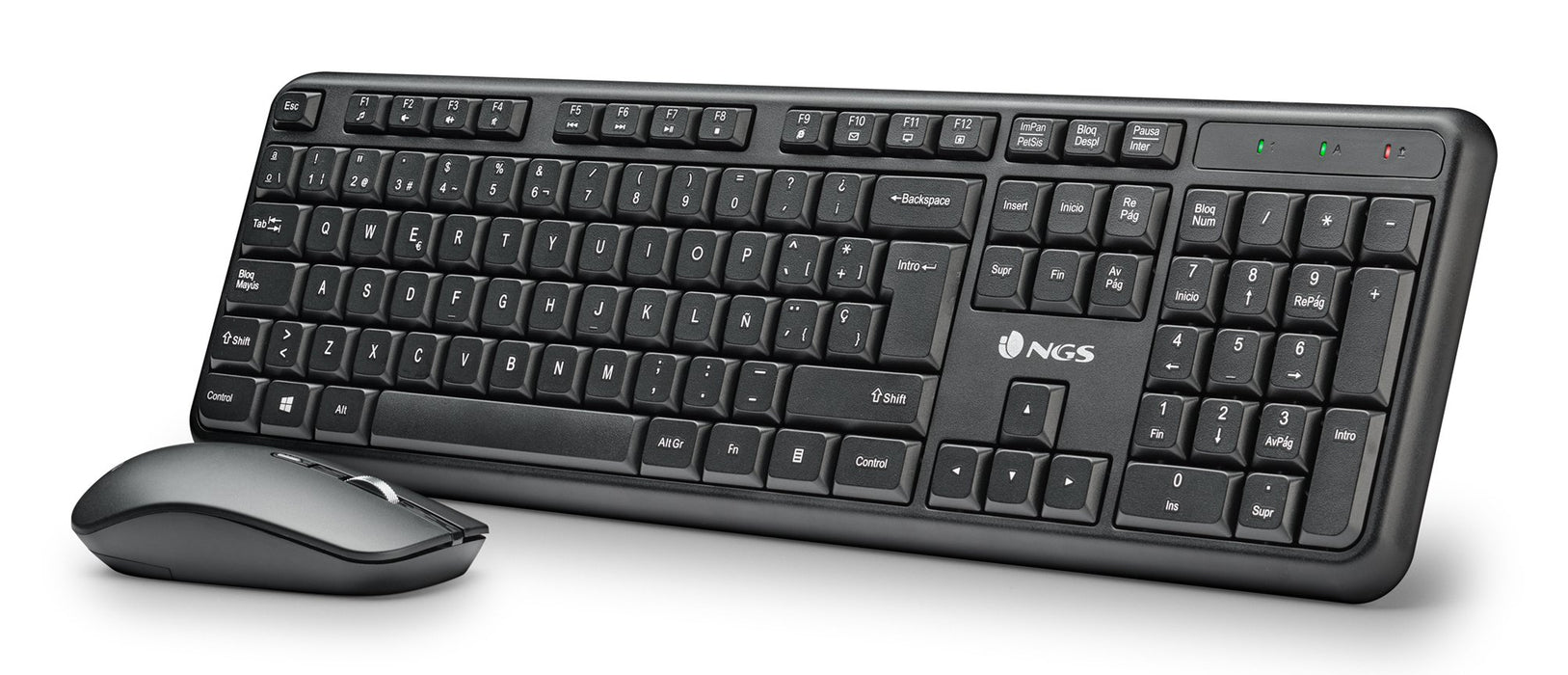 EAN 8435430627497 - NGS SERENITY KIT (QUERTY, ES) teclado Ratón incluido Universal RF inalámbrico QWERTY Español Negro imagen 3