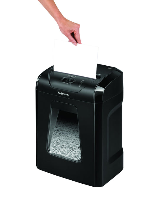EAN 0043859732326 - Fellowes Powershred 12C triturador de papel Corte cruzado 22,5 cm Negro imagen 5