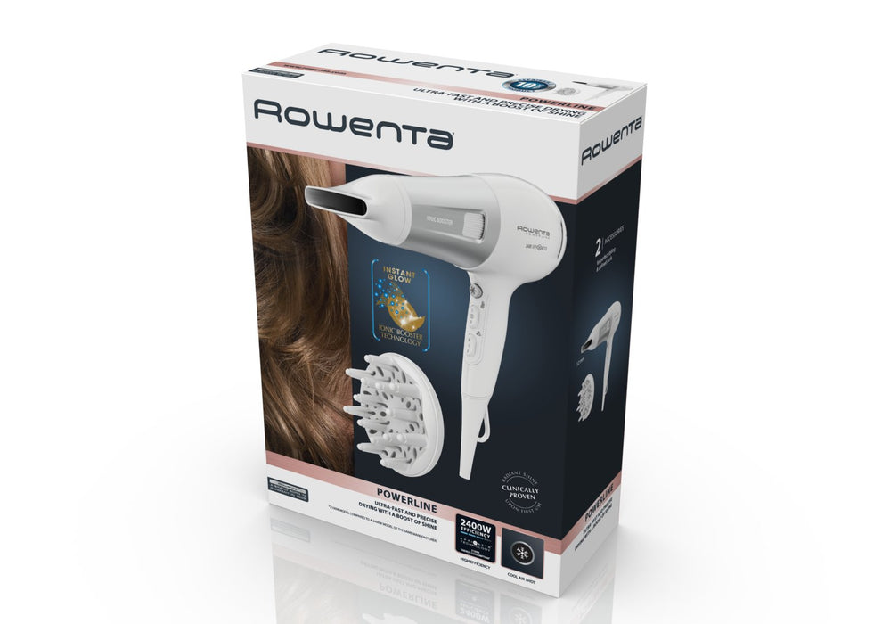 EAN 3121040078112 - Rowenta Powerline CV5930 secador 2400 W Blanco imagen 2