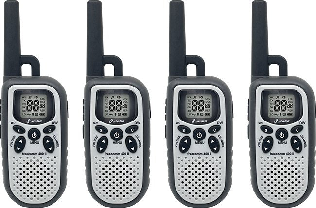 EAN 4010384204440 - Stabo freecomm 400 II two-way radios 16 canales Negro, Gris imagen 1