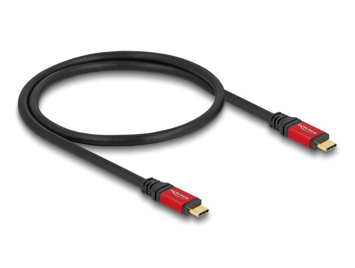 EAN 4043619806515 - DeLOCK 80651 cable USB USB4 Gen 2x2 USB C Negro, Rojo imagen 1