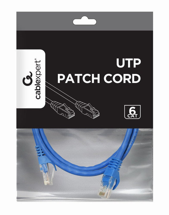 EAN 8716309093354 - Gembird PP6U-0.5M cable de red Azul 0,5 m Cat6 U/UTP (UTP) imagen 3