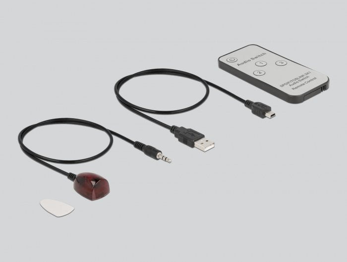 EAN 4043619633951 - DeLOCK 63395 interruptor de sonido Negro imagen 3